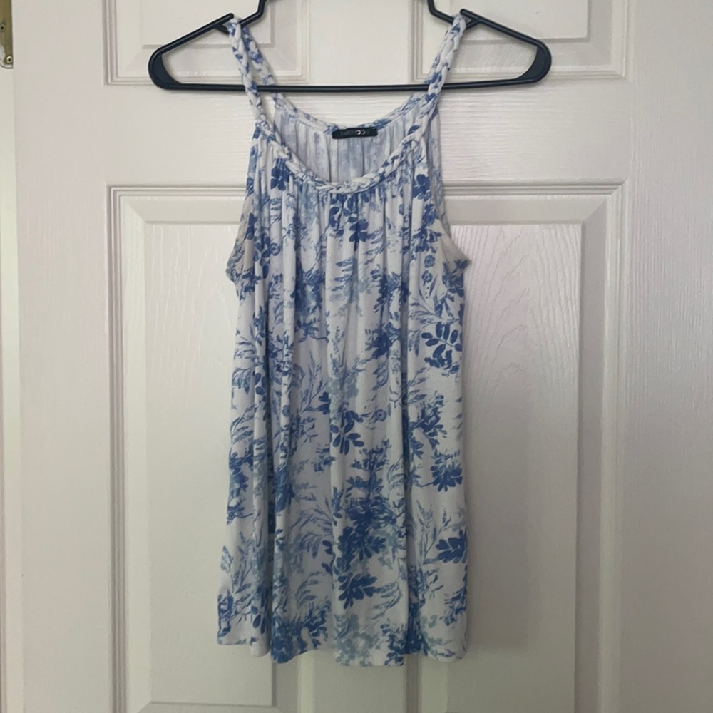 Paper moon Braided Halter Tank Top